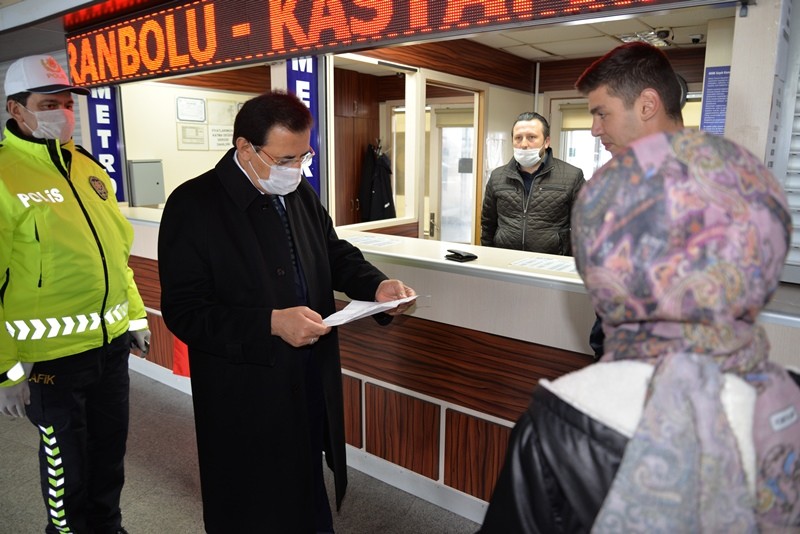 Bolu Valisi Ahmet Ümit, kontrol noktalarını inceledi 