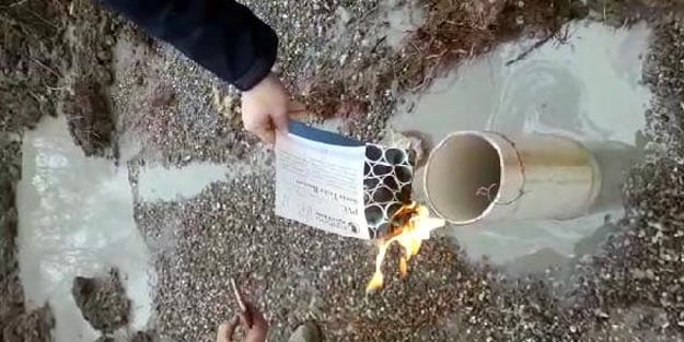 Bolu Yeniçağa'da su kuyusu sondajı sırasında gaz bulundu