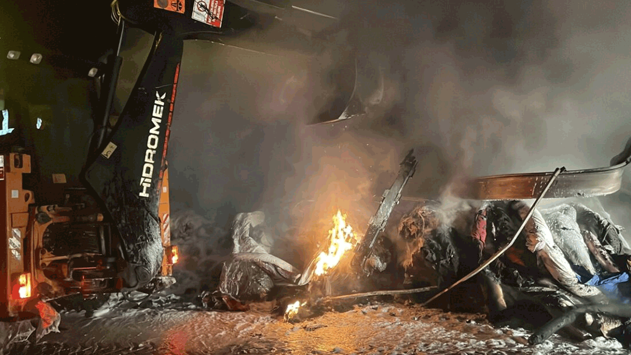 Bolu yolunda alev alarmı!