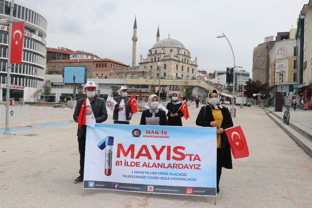 Bolu’da, 1 Mayıs kutlaması 