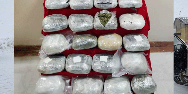 Bolu'da 13 kilo 650 gram uyuşturucu ele geçirildi