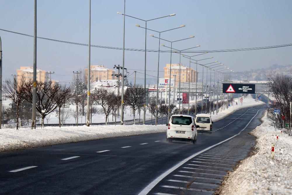 Bolu’da, 3 gün boyunca etkili olan kar yağışı durdu 
