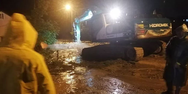 Bolu'da aşırı yağışlar etkili oldu