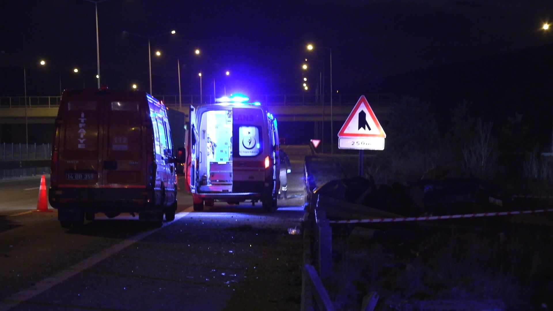 Bolu’da feci kaza: Ölü ve yaralılar var