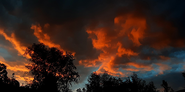 Bolu’da gün batımında hayran bırakan görüntüler ortaya çıktı