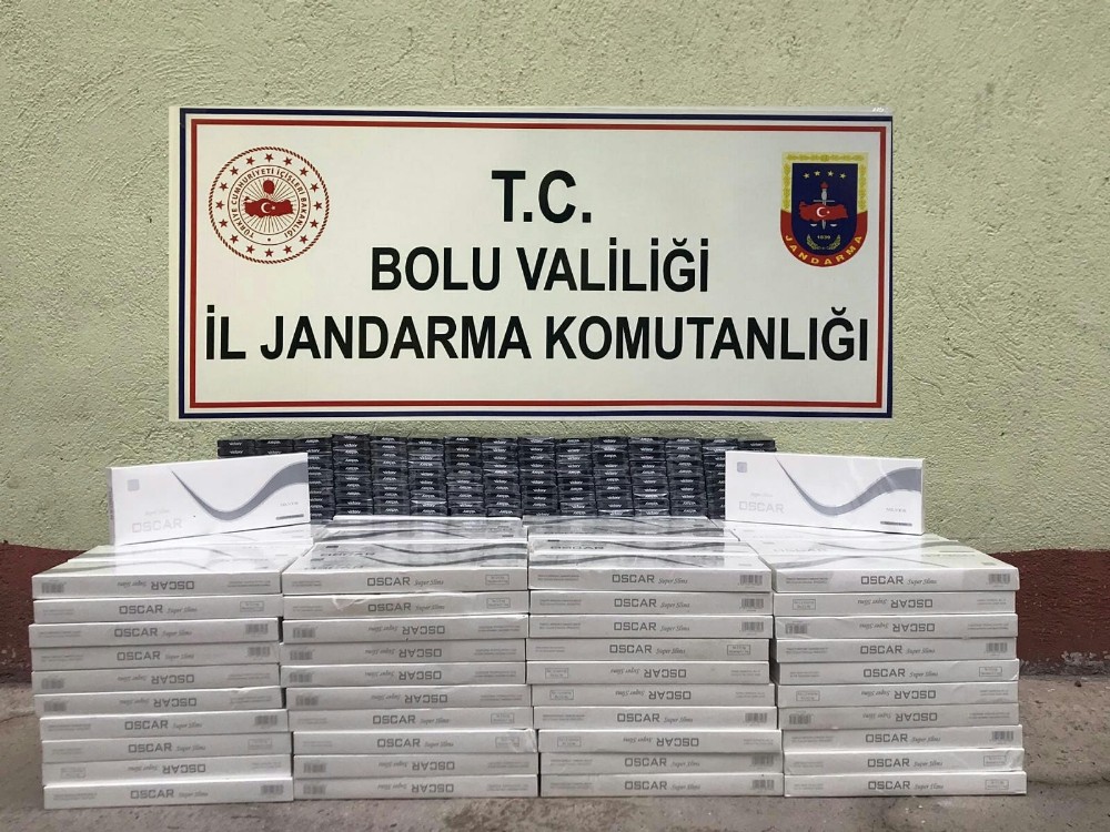Bolu’da, kaçak tütün ve cerrahi maske operasyonu 