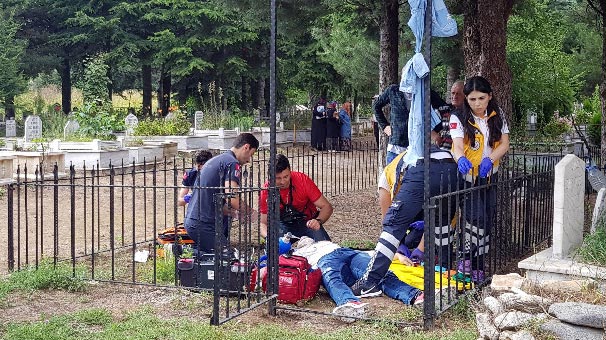 Bolu'da korkunç olay! Görevli durumu fark eder etmez müdahale etti