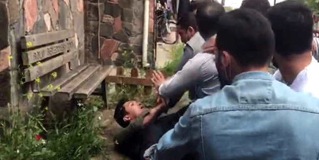 Baldız ile enişte arasında yaşananları gören öfkeli grup, genç adamı linç etmek istedi