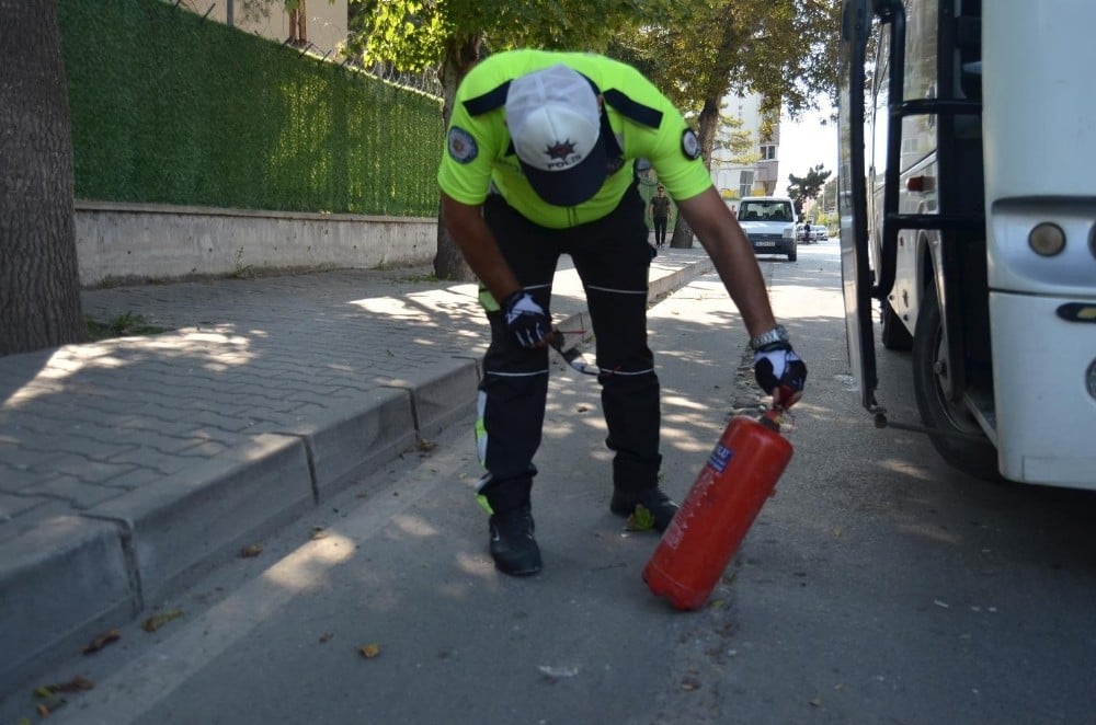 Bolu’da okul servislerine 9 bin lira ceza 