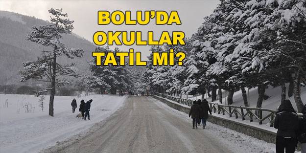 Bolu’da okullar tatil mi 17 Ocak 2022 yarın Bolu’da okul tatili var mı?