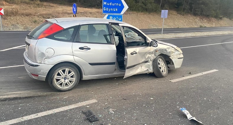 Bolu'da trafik kazası: 3 yaralı