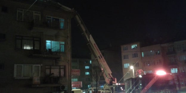 Bolu'da yangın paniği