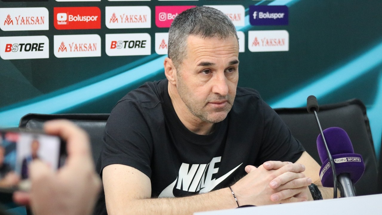 Boluspor Teknik Direktörü Yalçın Koşukavak: Kazanabileceğimiz maçı kazanamadık