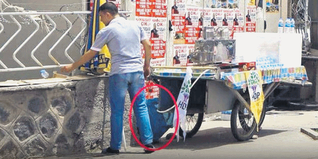 Bomba bu seyyar arabayla geldi!