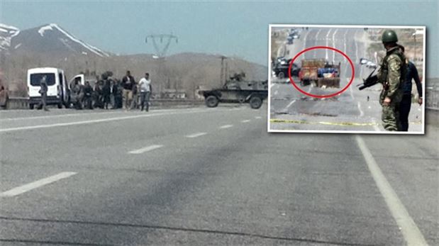 Bomba yüklü kamyon ele geçirildi!
