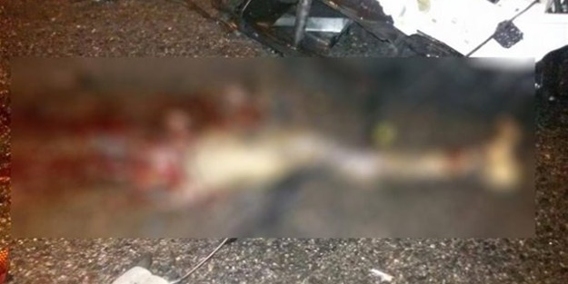 Bombalı saldırı sonrası korkunç görüntüler