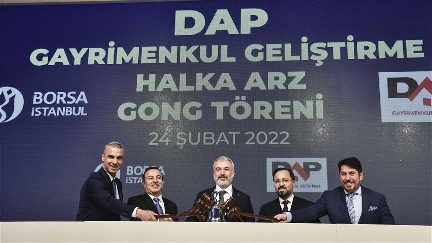 Borsa gongu DAP için çaldı