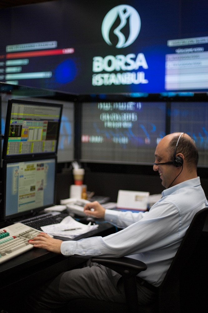 Borsa ilk yarıda yükseldi 