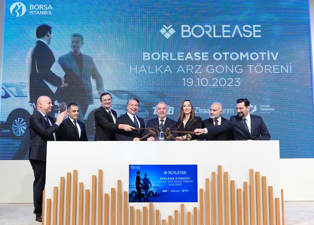 Borsa İstanbul’da gong Borlease Otomotiv için çaldı