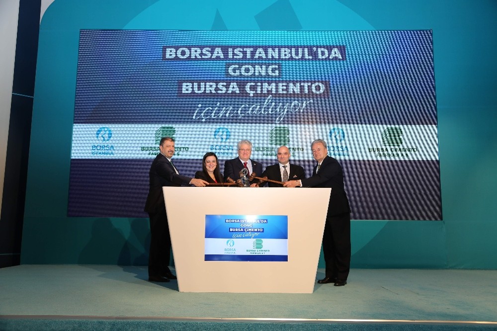 Borsa İstanbul’da gong Bursa Çimento için çaldı 
