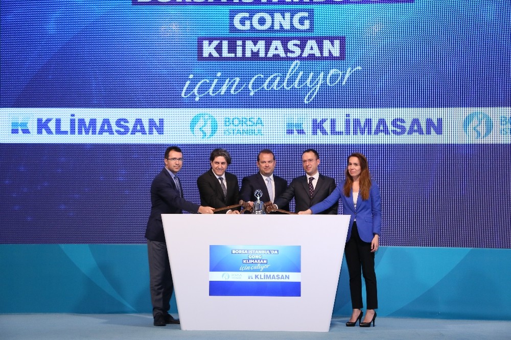 Borsa İstanbul’da gong ’Klimasan’ için çaldı 