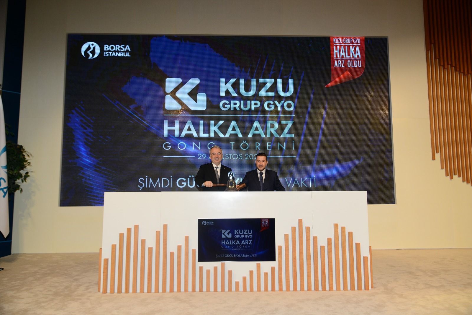 Borsa İstanbul'da gong Kuzugrup Gayrimenkul Yatırım ortaklığı için çaldı