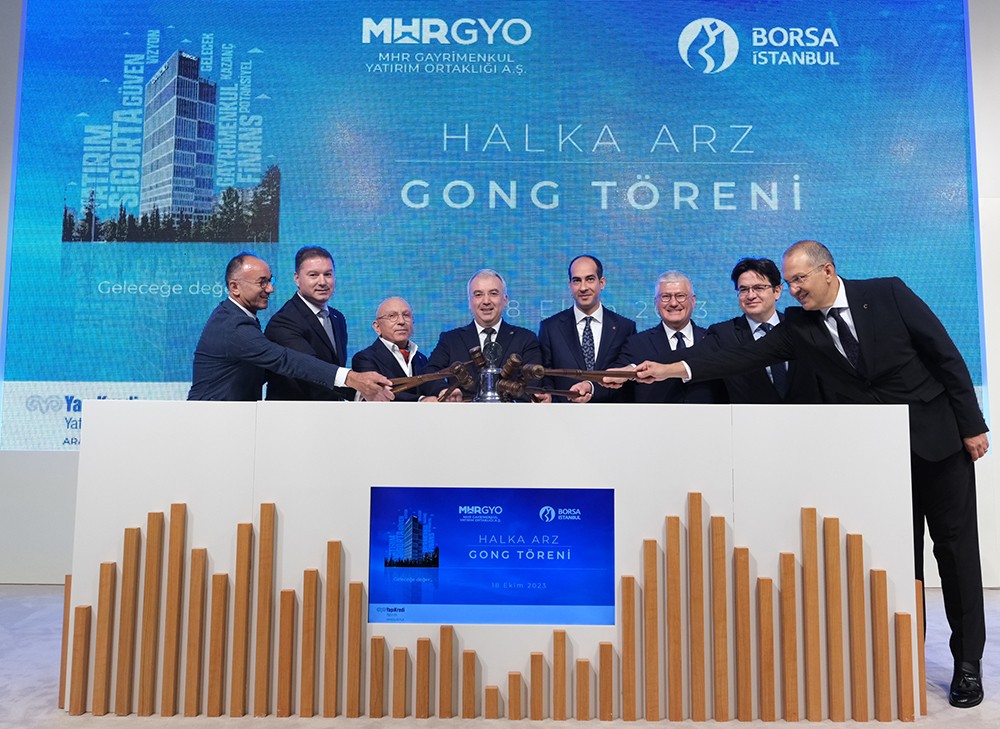 Borsa İstanbul’da gong MHR Gayrimenkul Yatırım Ortaklığı AŞ için çaldı