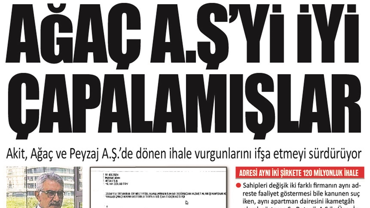 Boş adrese 122 milyonluk ihale