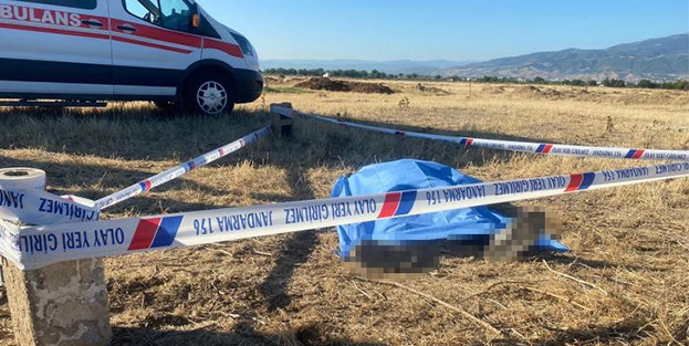 Boş arazide erkek cesedi bulundu!