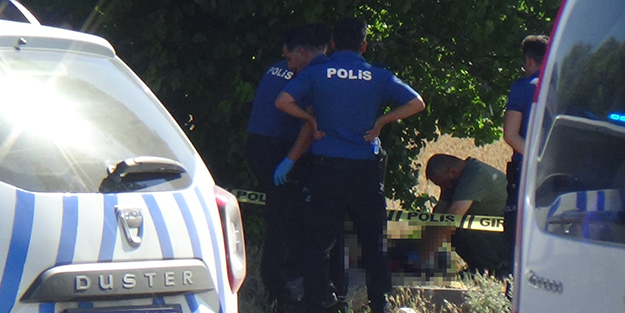 Boş arazide korkunç manzara!