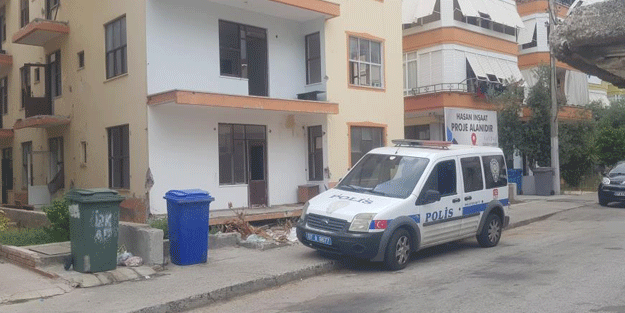 Boş binanın bahçesinde korkunç olay