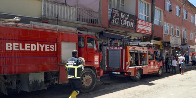 Boş evde yangın çıktı