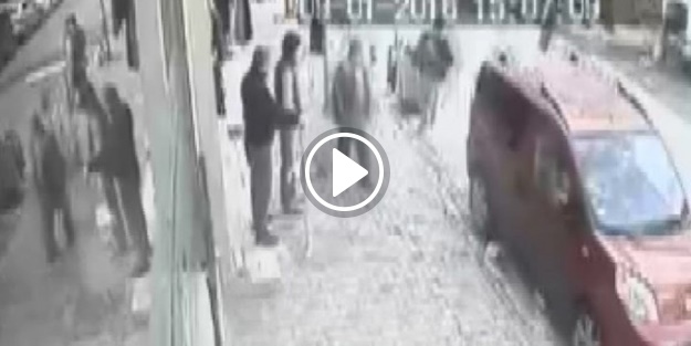 Boş limon kasası cinayeti kamerada
