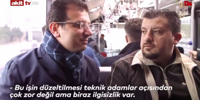 Boş metrobüste büyük ahkam kesen Ekrem’in sürprizi de büyük oldu