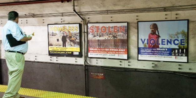 Boston Metrosunda İsrail zulmü