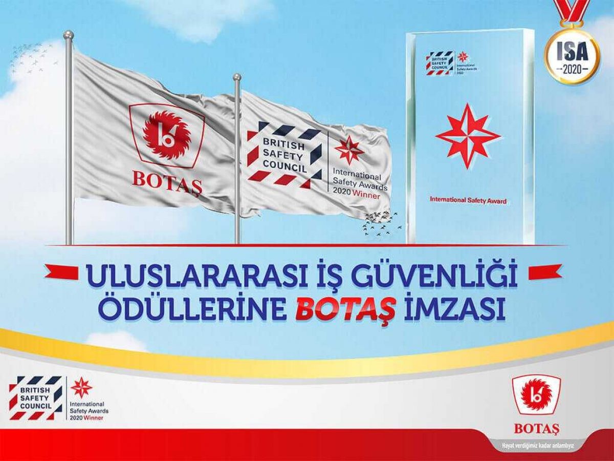 BOTAŞ’a Uluslararası İş Güvenliği Ödülü