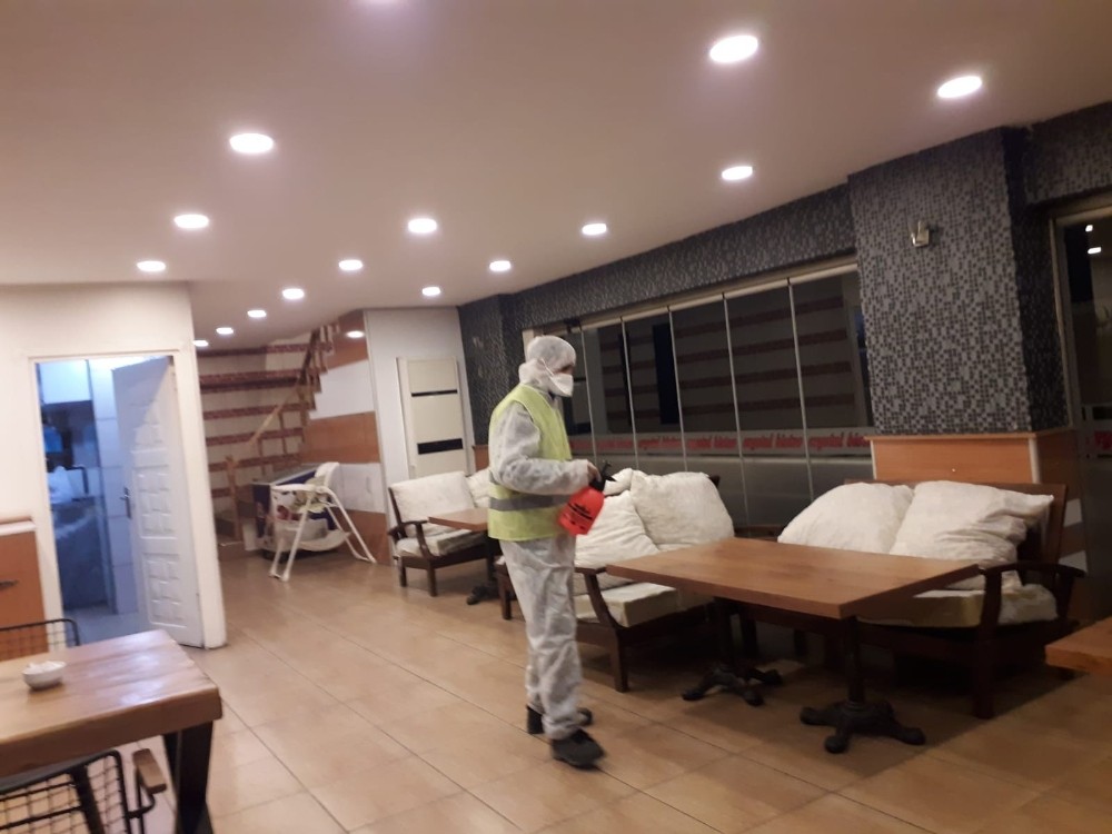 Boyabat’ta dezenfekte seferberliği 