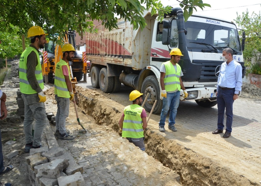 Boyabat’ta doğal gaz çalışmaları yeniden başladı 