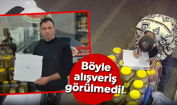 Böyle alışveriş görülmedi! Ürünleri aldı, not bırakıp gitti! Sonrasında yaşananlar, herkesi şaşırttı