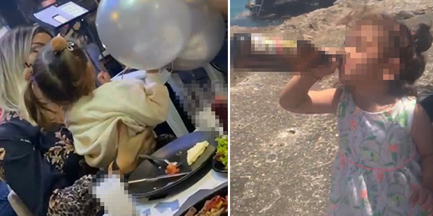 Böyle anne olmaz olsun! 3 yaşındaki çocuğuna alkol içirip şiddet uyguladı