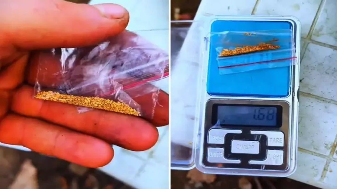 Böyle bir şey mümkün mü? Türkiye’deki altın çıkarma görüntüsü olay oldu