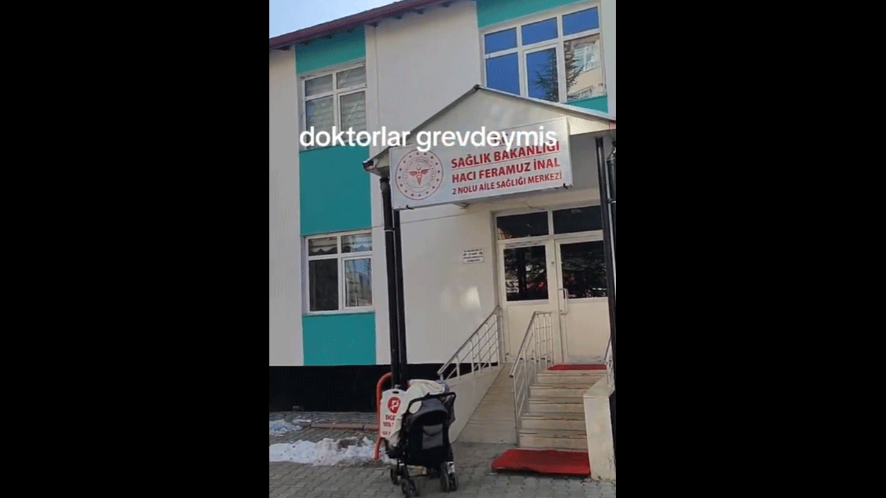 Böyle doktorların lisansı ellerinden alınmalı! Karı yara yara geldikleri sağlık ocağında grev varmış!