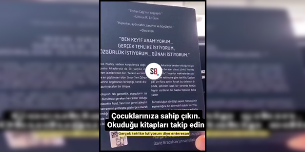 Böyle rezalet olmaz! Meslek lisesinde öğrencilere zorla okutulan kitap velileri ayağa kaldırdı