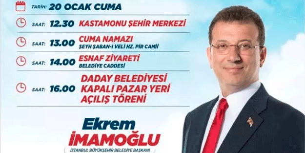 Böylesi ne görüldü ne duyuldu? Cuma namazına gittiğini afiş bastırarak ilan etti