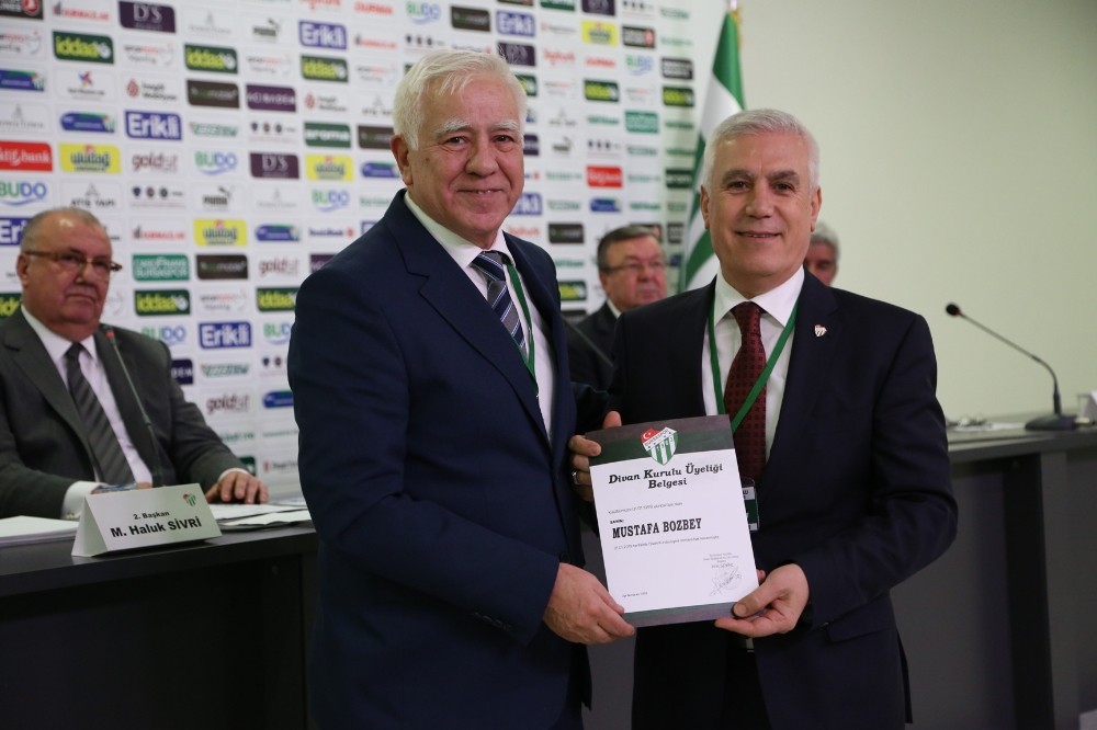 Bozbey Bursaspor divan kurulu üyesi oldu 