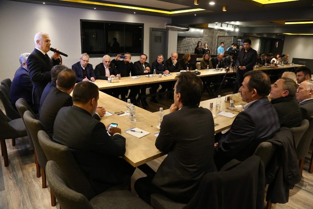 Bozbey Yıldırım’daki muhtarların sorunlarını dinledi 