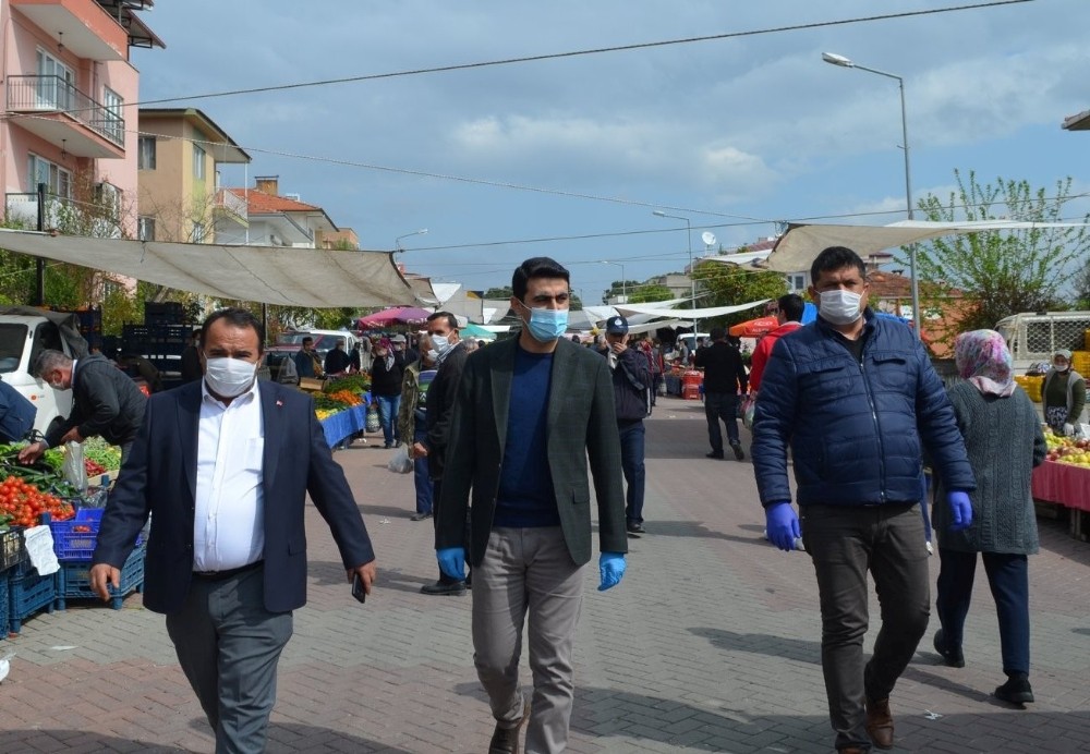 Bozdoğan Kaymakamı Ardıç, Salı Pazarı’nı denetledi 