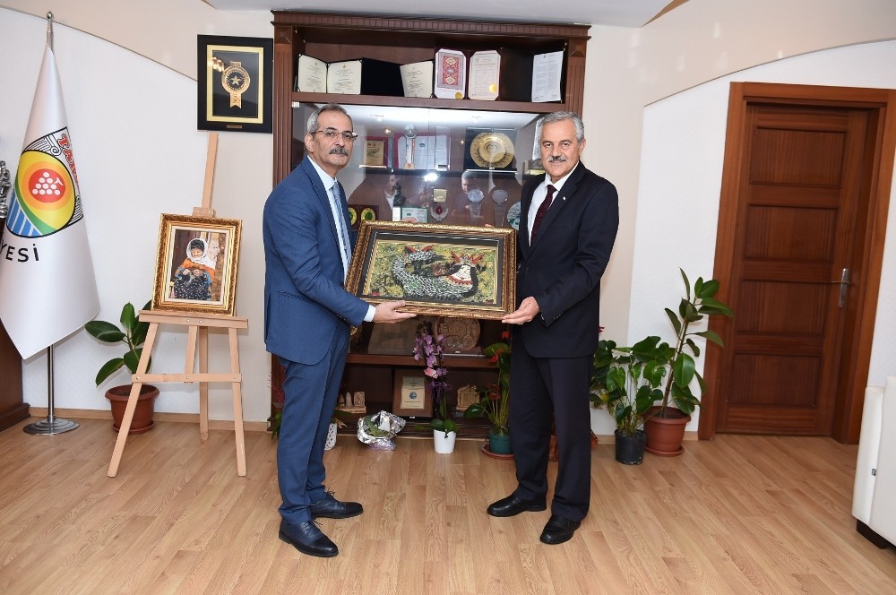 Bozdoğan’a, ’kardeş şehir’ belediyesinden ziyaret 
