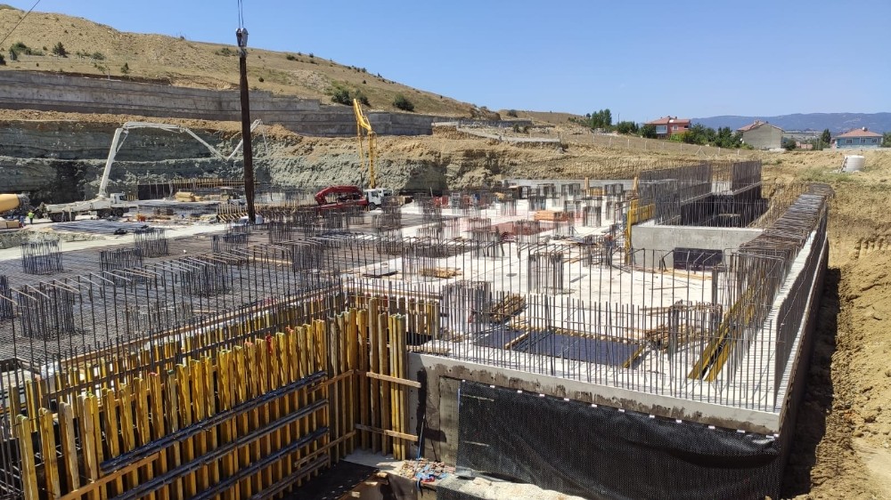 Bozüyük Şehir Hastanesi inşaatı tam gaz devam ediyor 