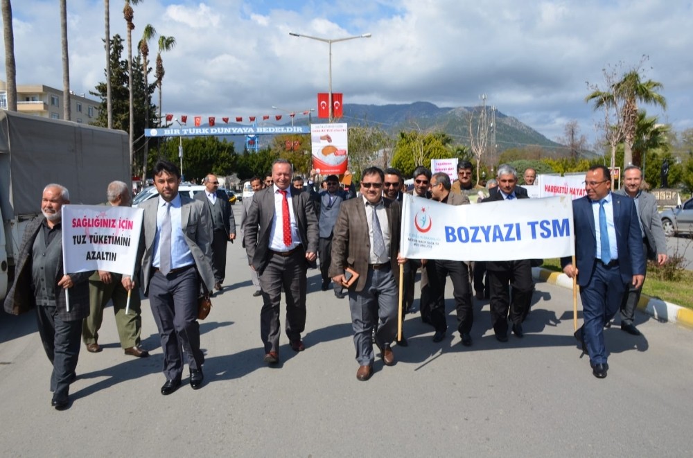 Bozyazı’da sağlıklı yaşam yürüyüşü 